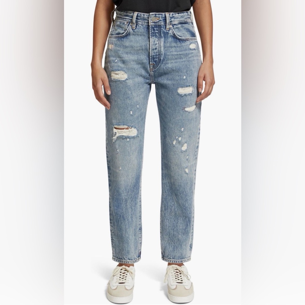 Scotch & Soda The Buzz High Waist Slim Fit Boyfriend Jeans, Size 30